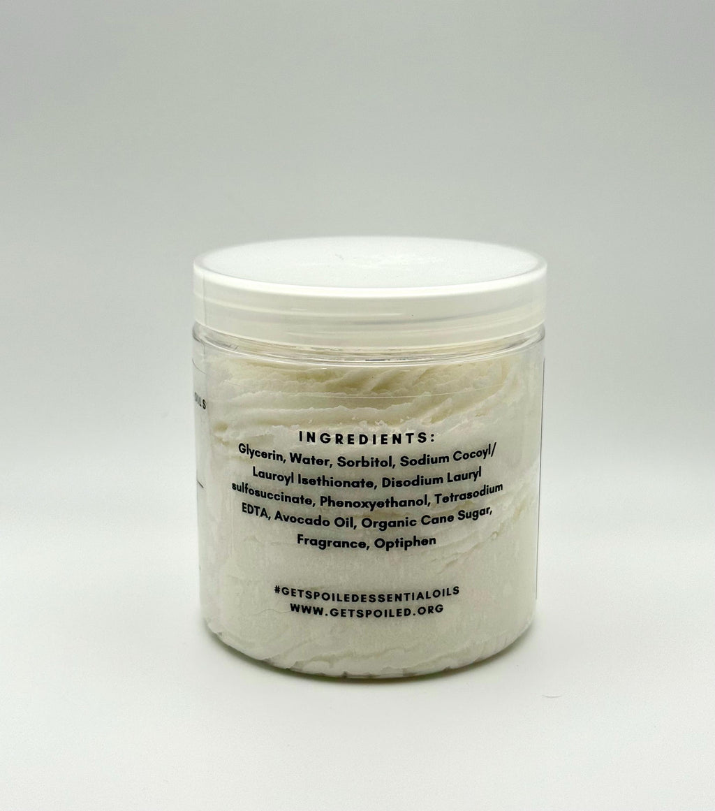 Zen AF Whipped Foaming Sugar Scrub & Body Butter – Exfoliating, Moisturizing, Spa Gift for Her