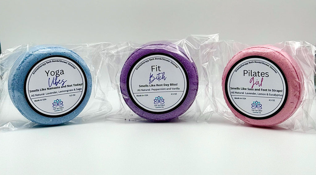 Fitness Lovers Aromatherapy Bath Bomb & Shower Steamer Gift Set