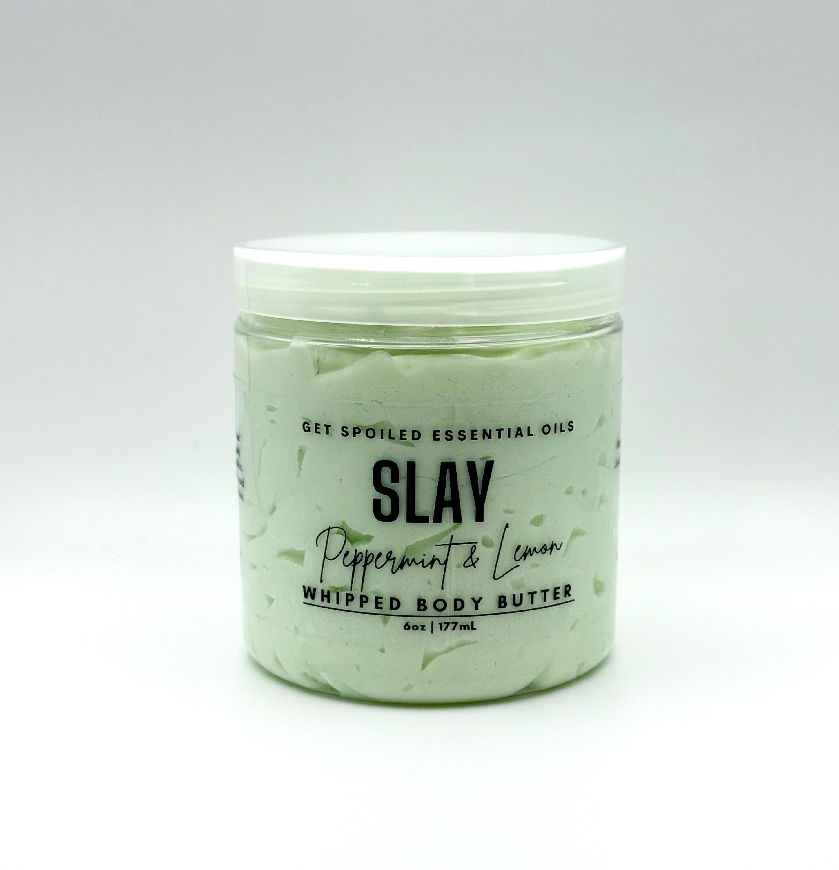 Slay Whipped Foaming Sugar Scrub & Body Butter Set – Exfoliating, Moisturizing, Spa Gift for Her