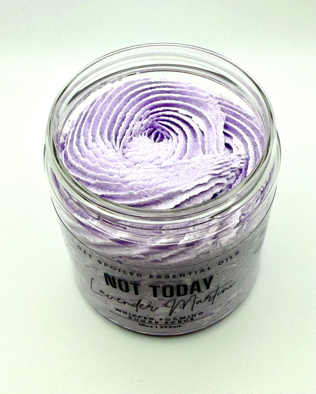 Not Today Lavender Martini Whipped Sugar Scrub – Sassy Self Care Gift - Funny