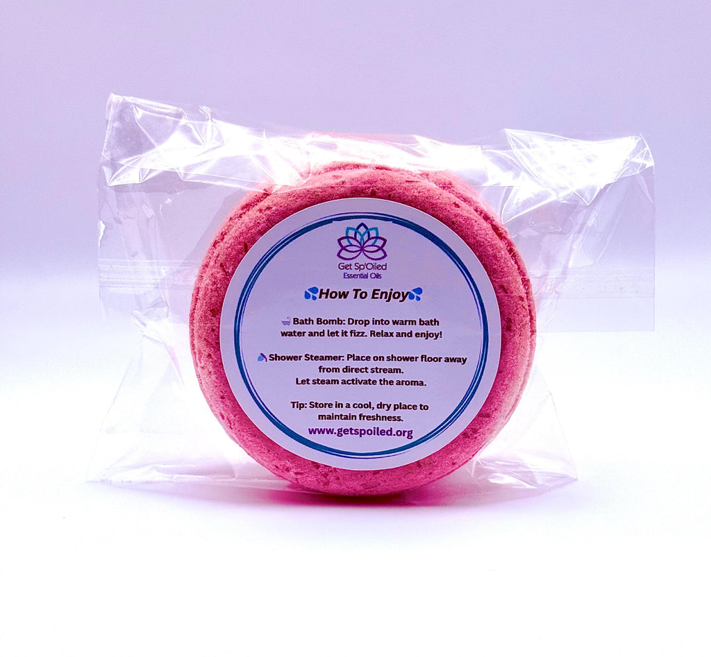 Calm Your Tits Bath Bomb/Shower Steamer – Lavender, Bergamot & Rosemary, Funny Self-Care Gift for Women