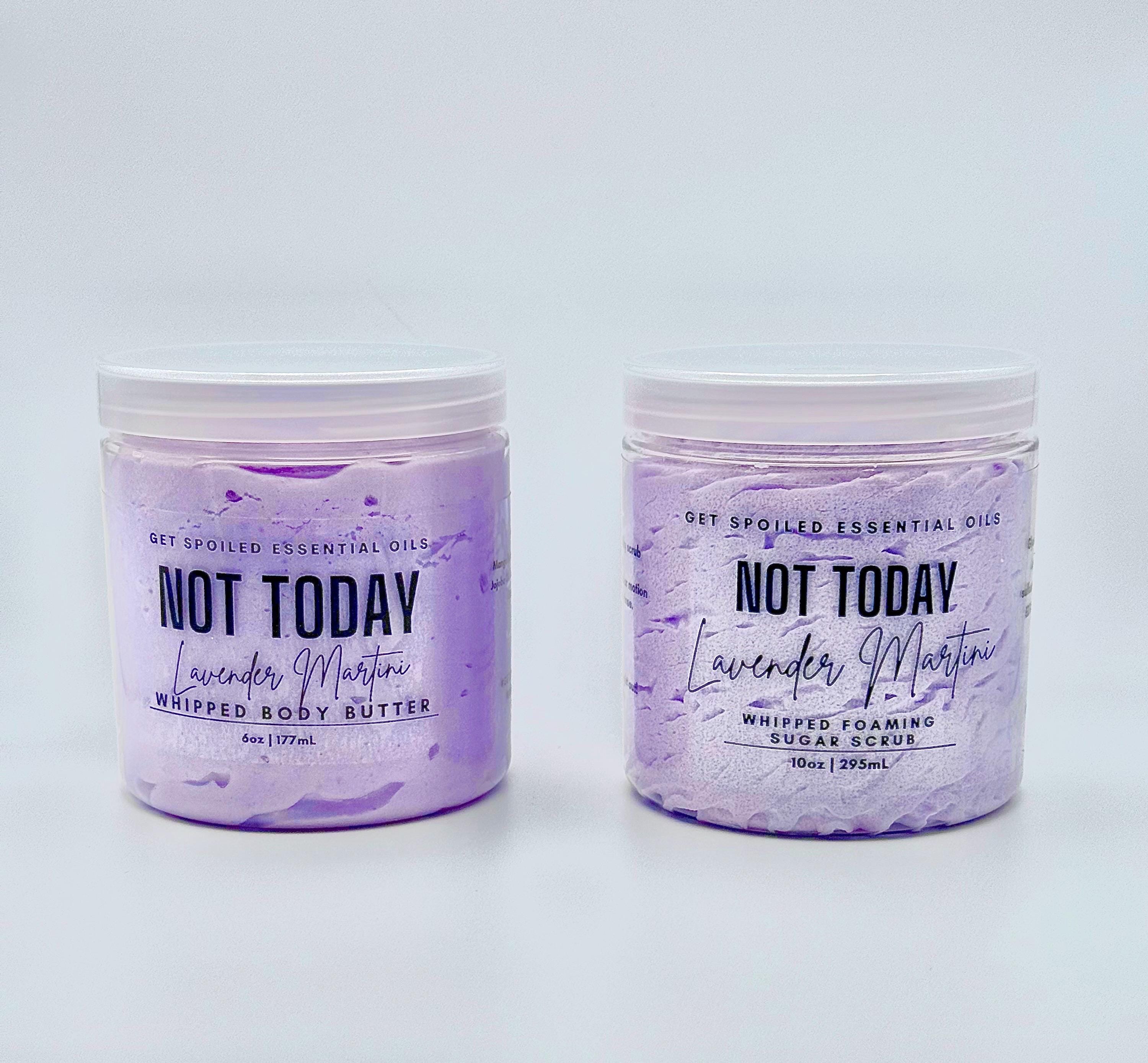 Hard No Self-Care Gift Set – Lavender Martini Sugar Scrub, Body Butter & Epsom Salt Soak