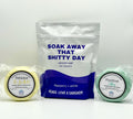 Soak Away That Shitty Day Epsom Salt Soak and Bath Bomb/Shower Steamer Gift Set