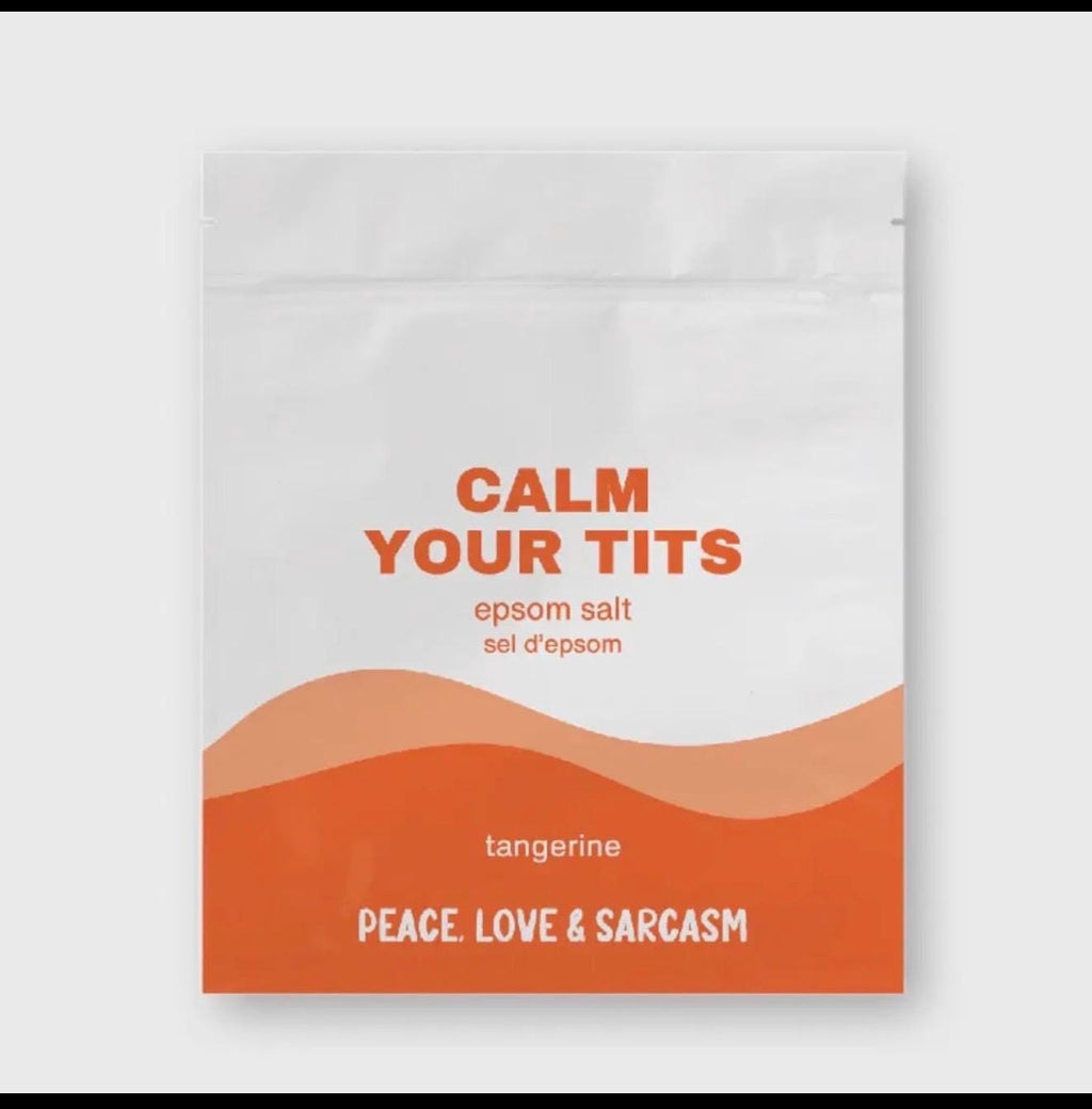 Calm Your Tits Epsom Salt Soak and Bath Bomb/Shower Steamer Gift Set