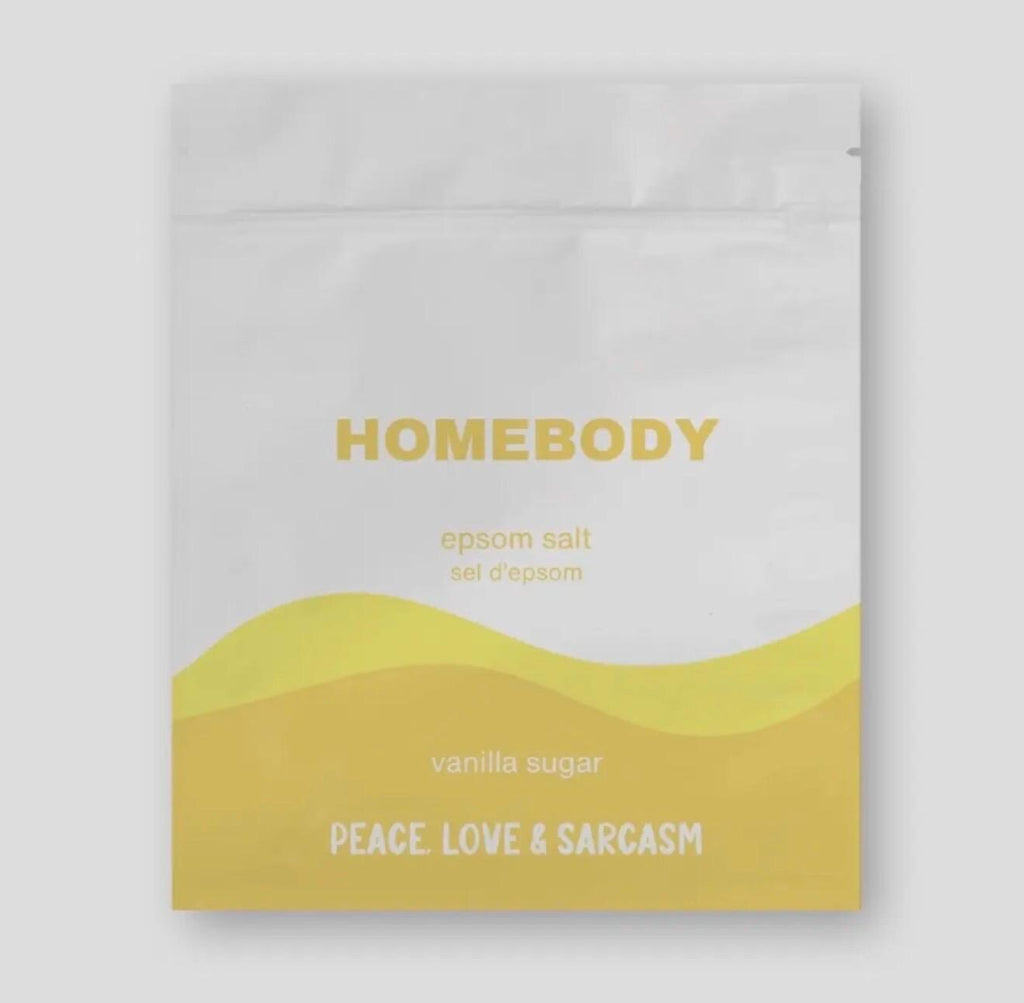 Homebody Epsom Salt Bath Soak – Vanilla Sugar, Cozy Self-Care Spa Gift for Her