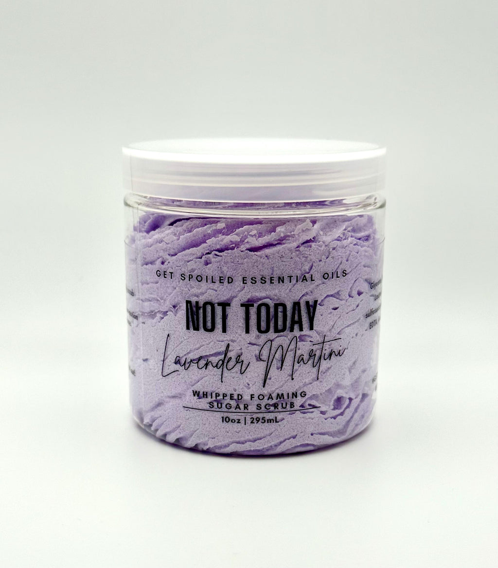 Hard No Self-Care Gift Set – Lavender Martini Sugar Scrub, Body Butter & Epsom Salt Soak