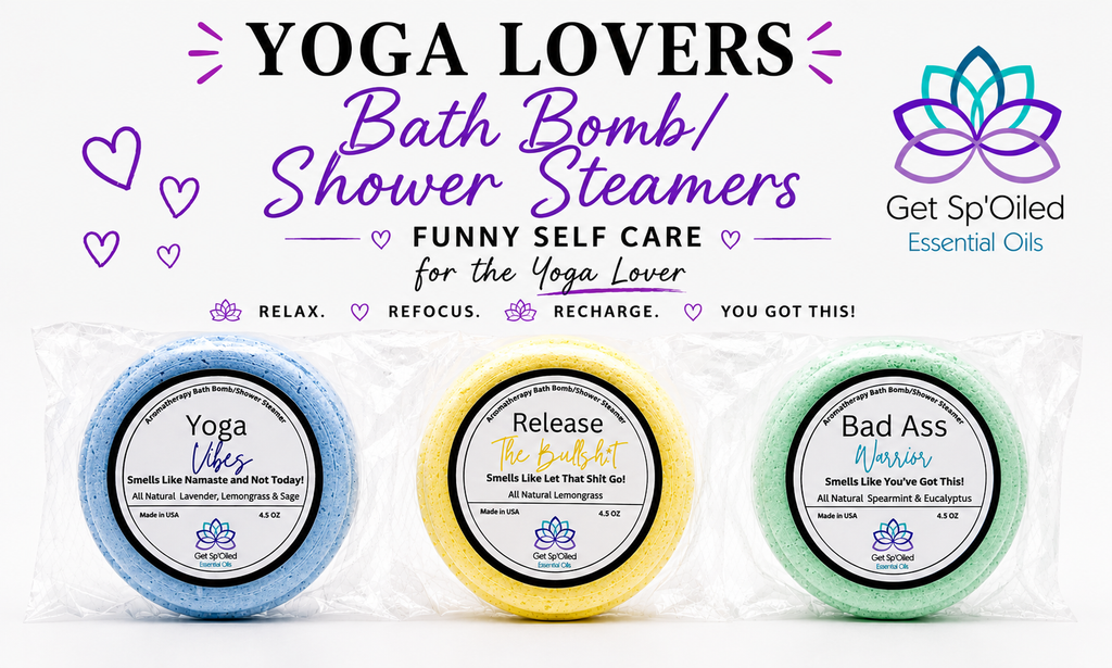 Yoga Bath Bomb & Shower Steamer Set – Aromatherapy Spa Gift