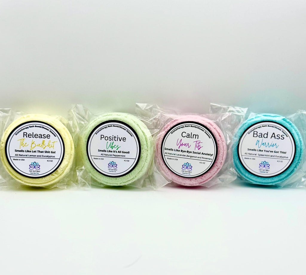 Funny Bath Bomb/Shower Steamer Set, Self-Care Spa Gift