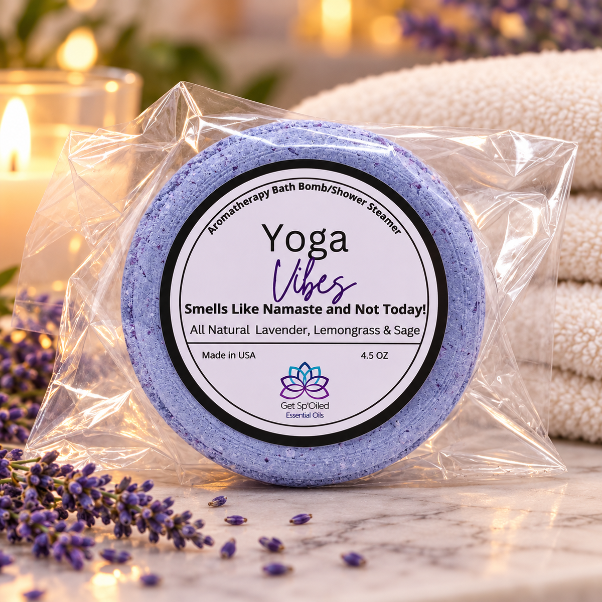 Yoga Vibes Bath Bomb & Shower Steamer
