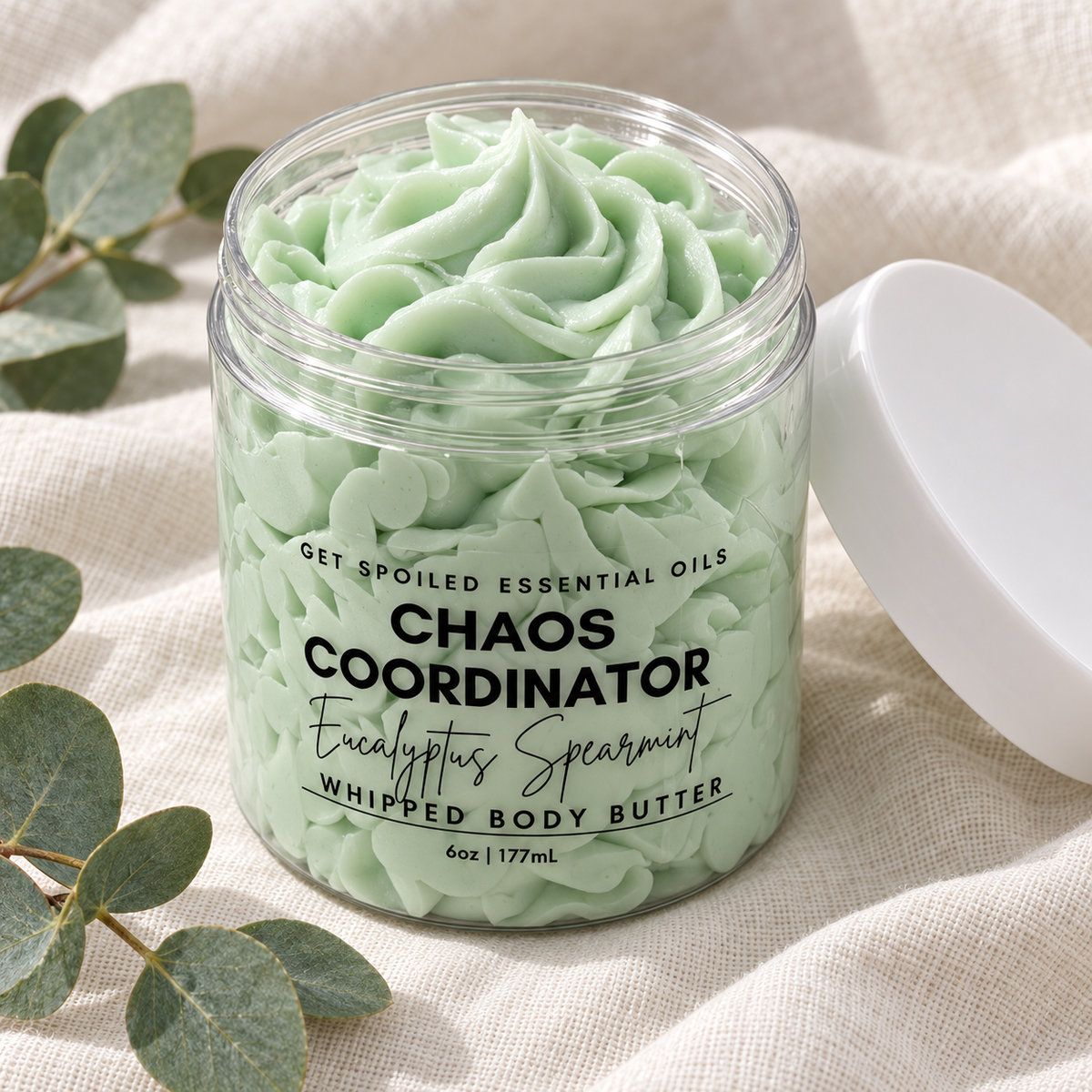 Chaos Coordinator, Eucalyptus Spearmint Whipped Body Butter