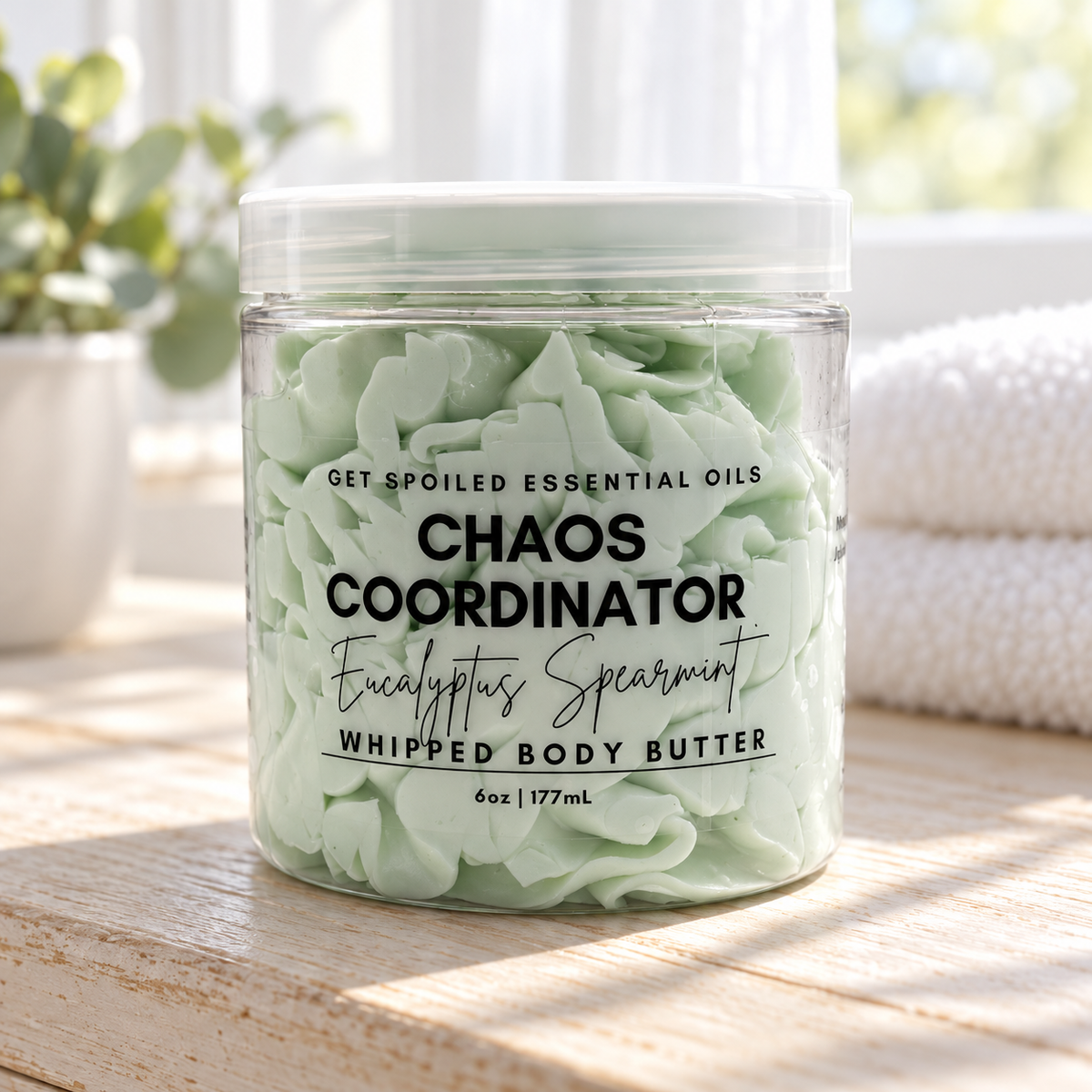 Chaos Coordinator, Eucalyptus Spearmint Whipped Body Butter