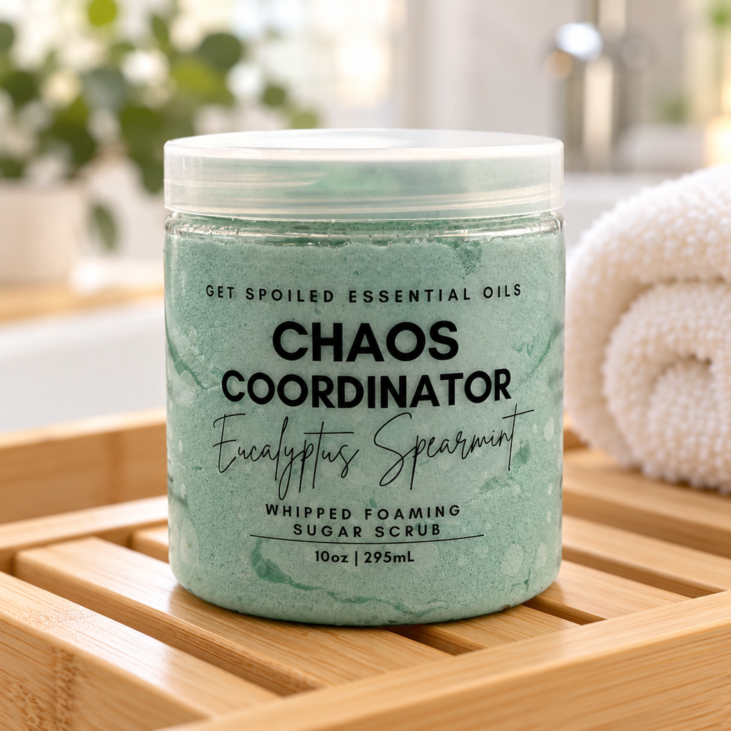 Chaos Coordinator Whipped Foaming Sugar Scrub in Eucalyptus Spearmint