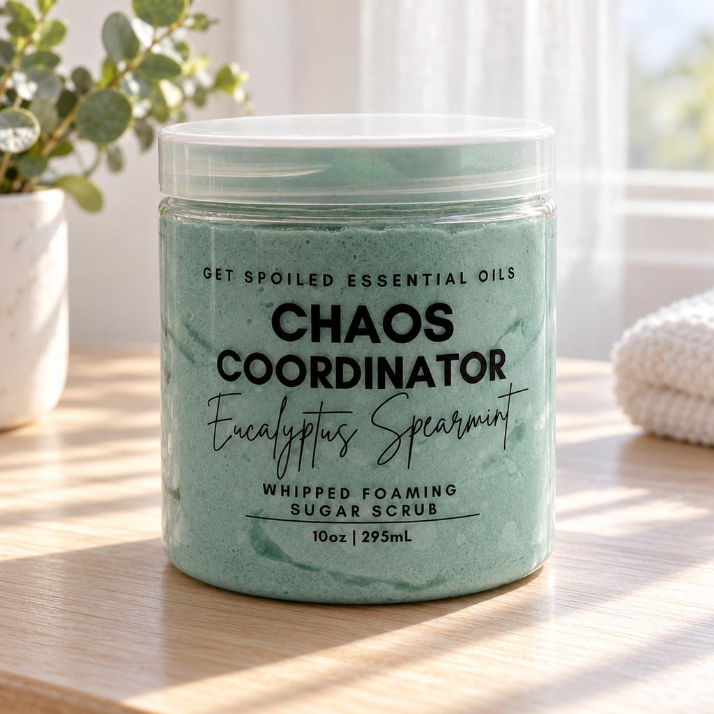 Chaos Coordinator Whipped Foaming Sugar Scrub in Eucalyptus Spearmint