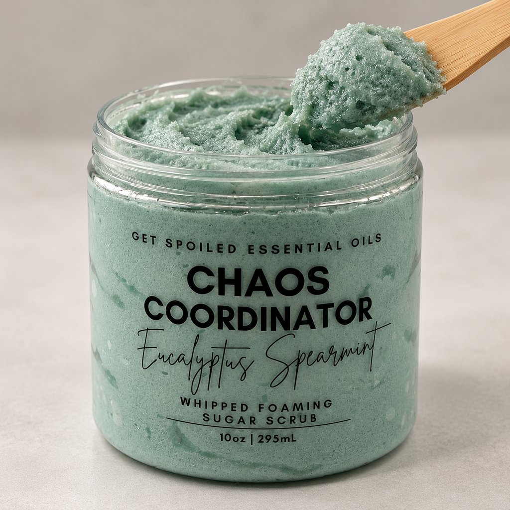 Chaos Coordinator Whipped Foaming Sugar Scrub in Eucalyptus Spearmint
