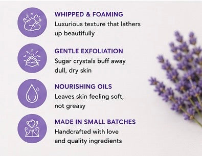 Not Today Lavender Martini Whipped Sugar Scrub – Sassy Self Care Gift - Funny