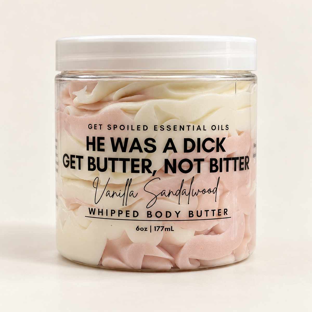 He Was A Dick Vanilla Sandalwood Sugar Scrub and Body Butter Gift Set