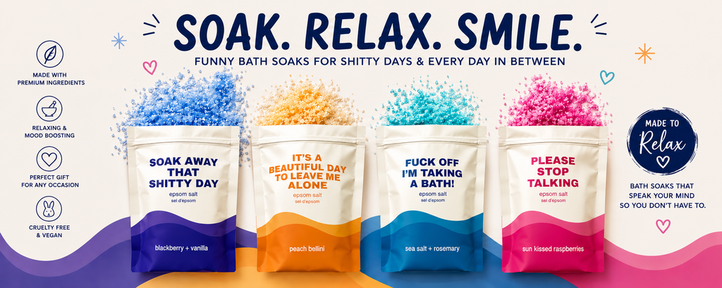 Sassy Epsom Salt Gift Set – Funny Self Care
