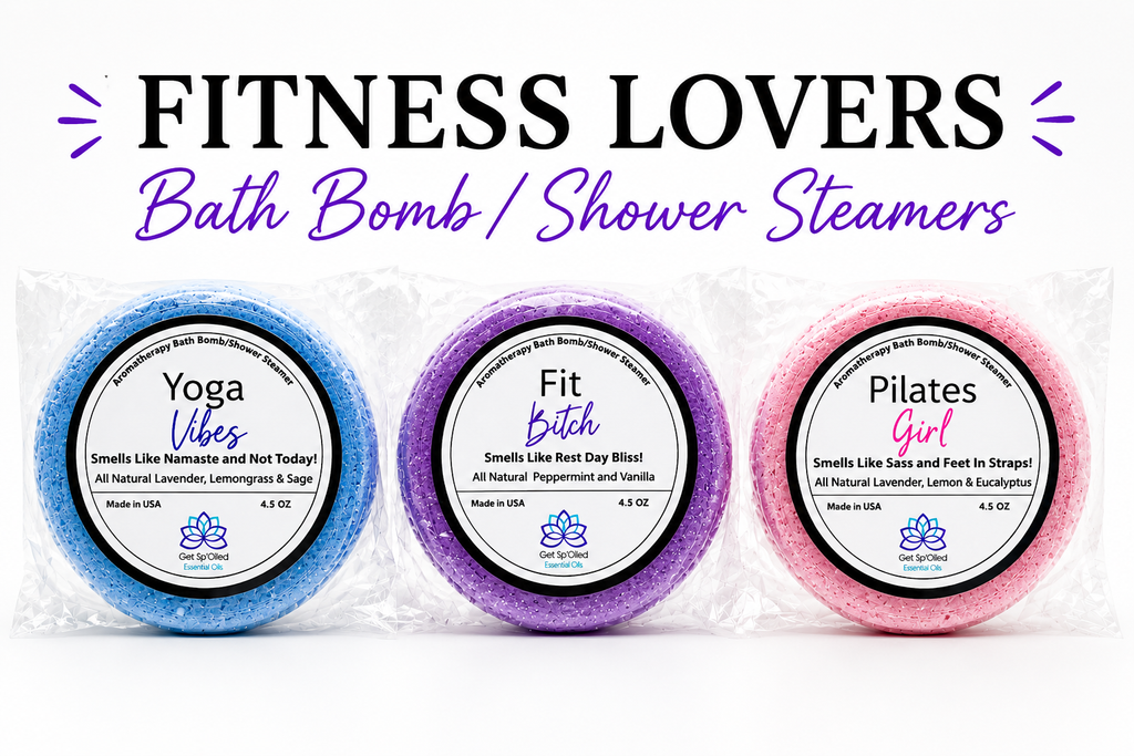Fitness Lovers Aromatherapy Bath Bomb & Shower Steamer Gift Set