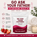 Go Ask Your Father Epsom Salt Bath Soak – Funny Self-Care Gift