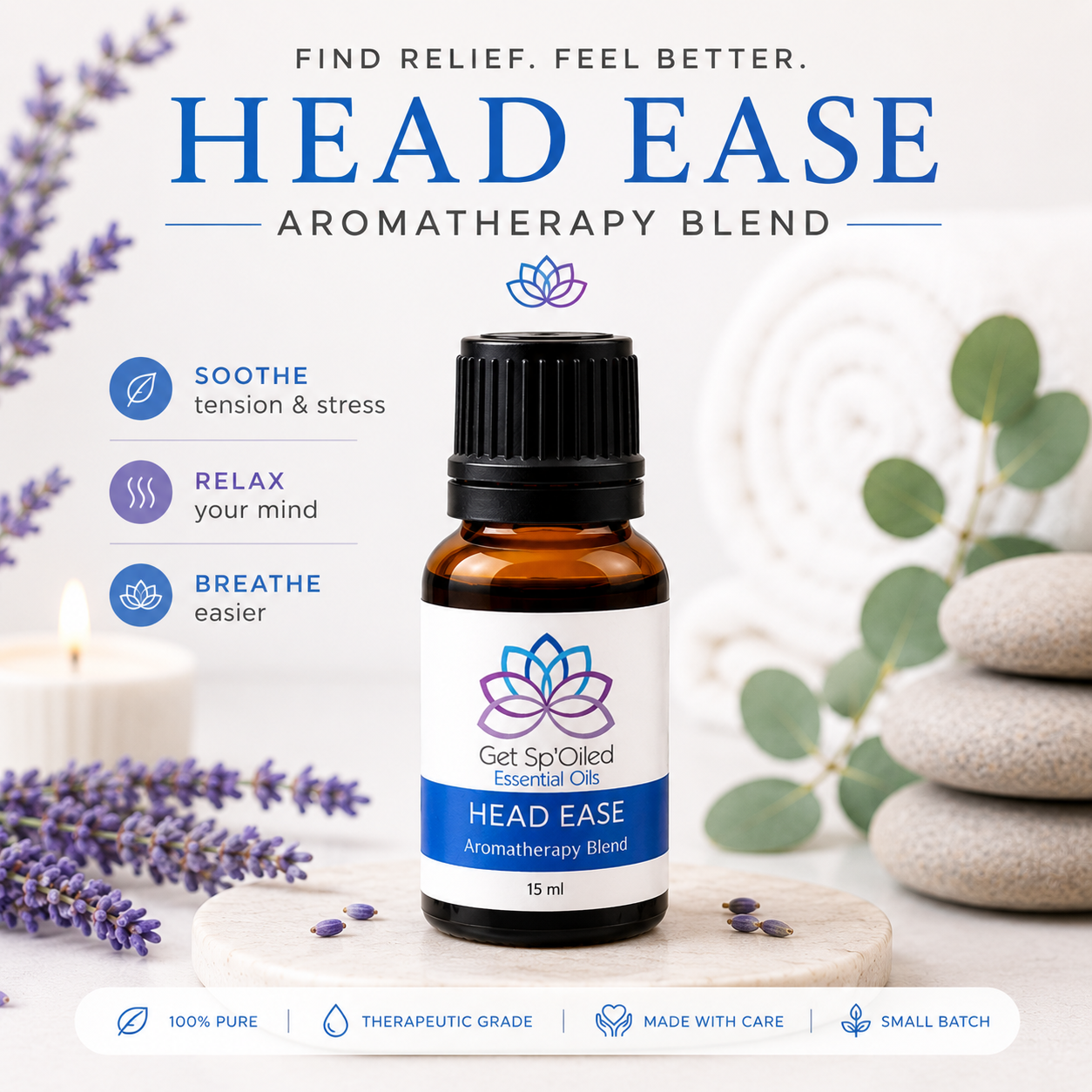 Get Head Ease Essential Oil Blend