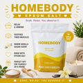 Homebody Epsom Salt Bath Soak – Vanilla Sugar, Cozy Self-Care Spa Gift for Her
