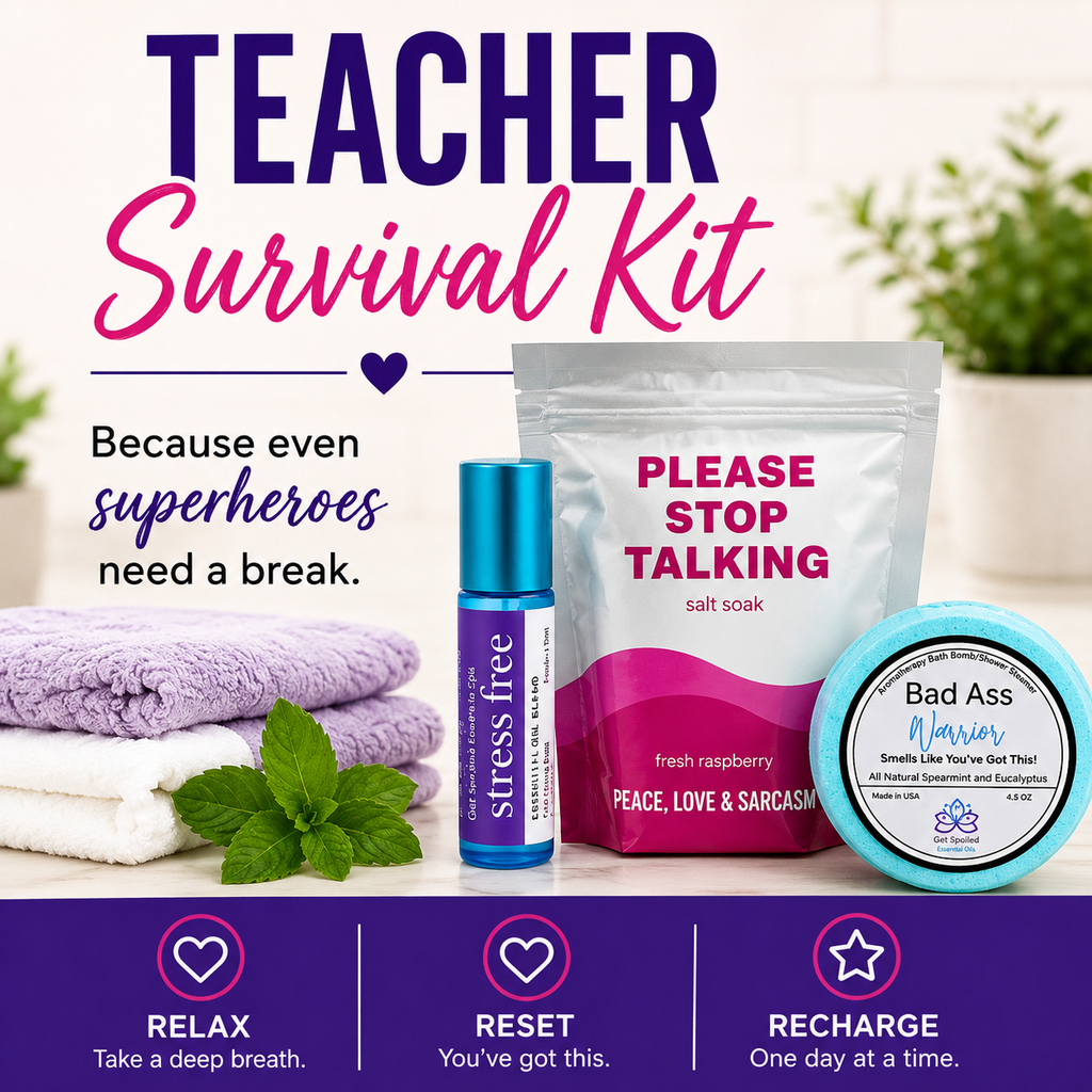 Teacher Survival Kit | Teacher Appreciation Gift | Spa Gift Set for Teachers | Teacher Gift