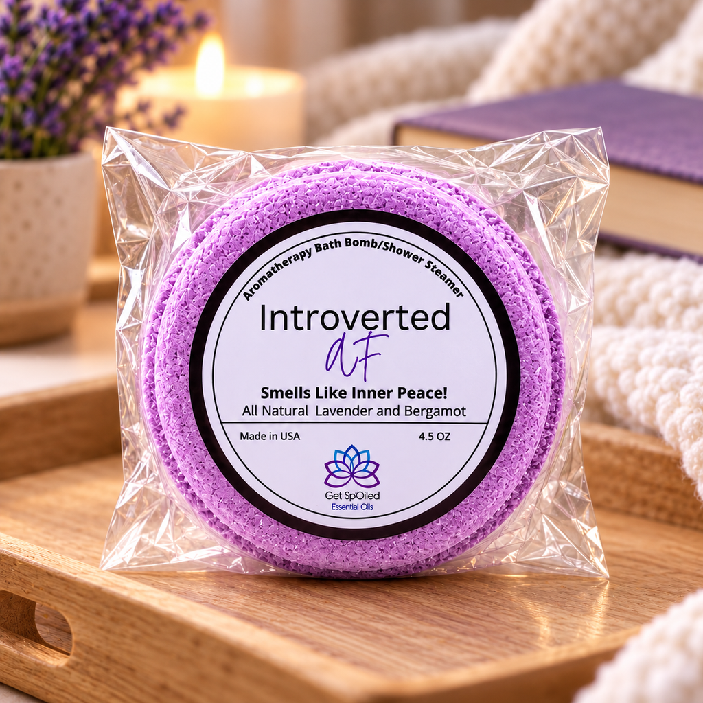 Introverted AF Bath Bomb & Shower Steamer