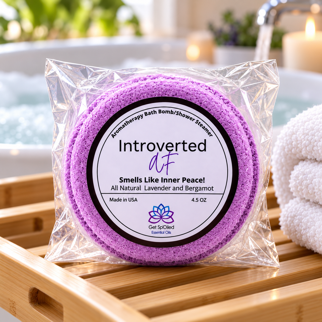 Introverted AF Bath Bomb & Shower Steamer