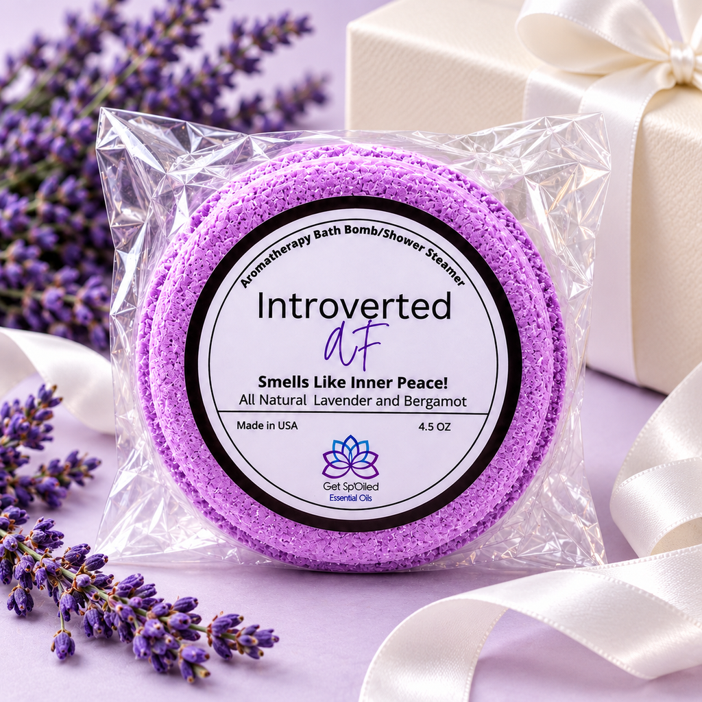 Introverted AF Bath Bomb & Shower Steamer