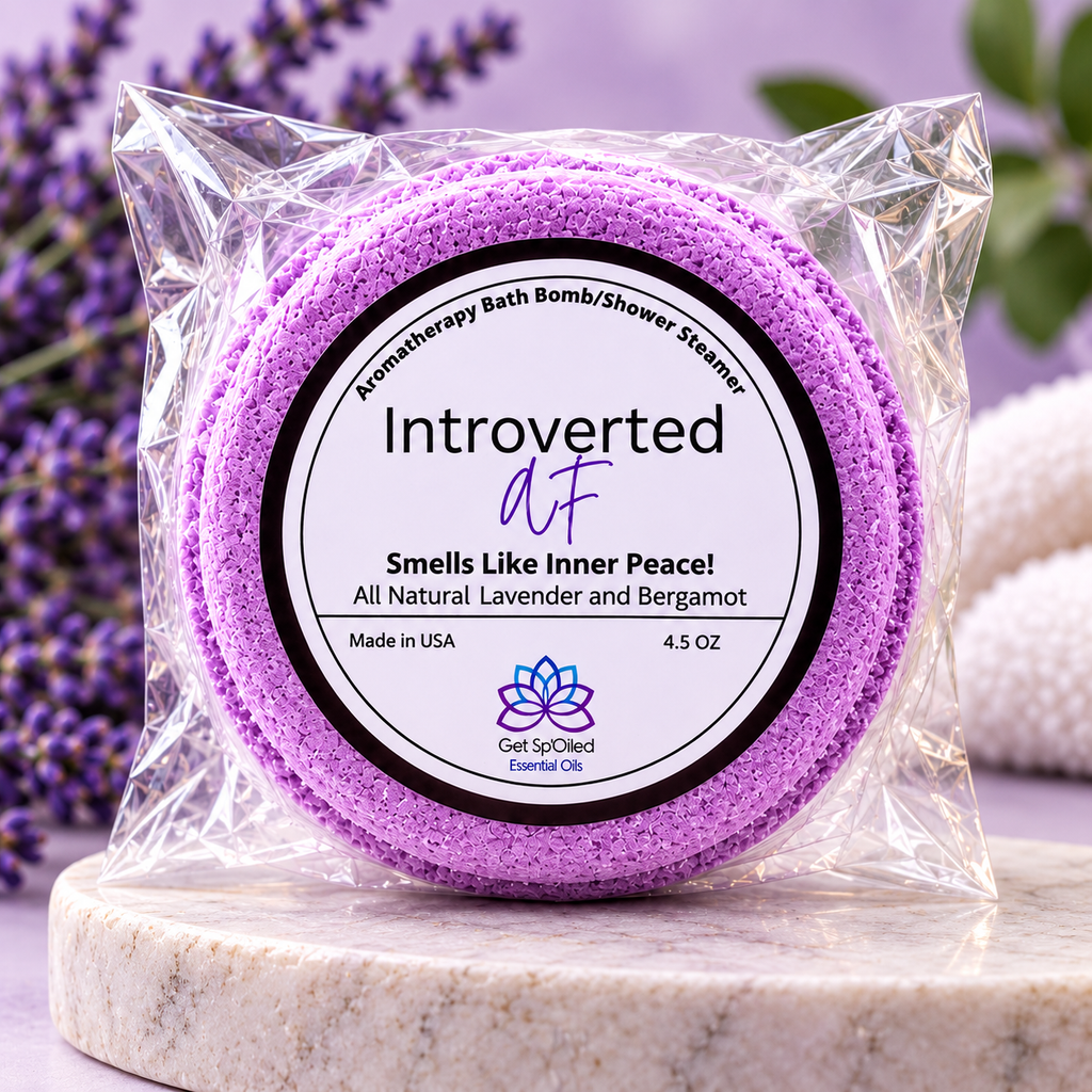 Introverted AF Bath Bomb & Shower Steamer