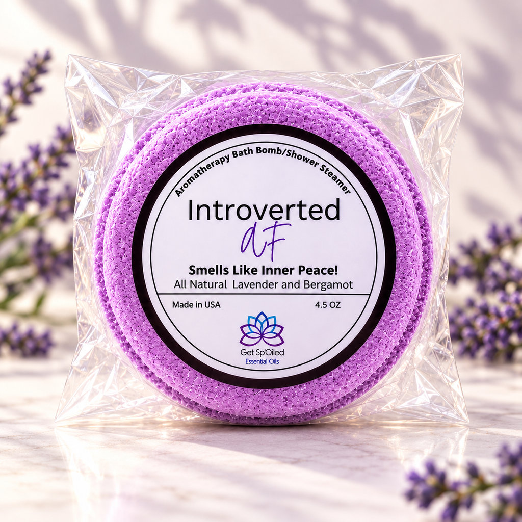 Introverted AF Bath Bomb & Shower Steamer