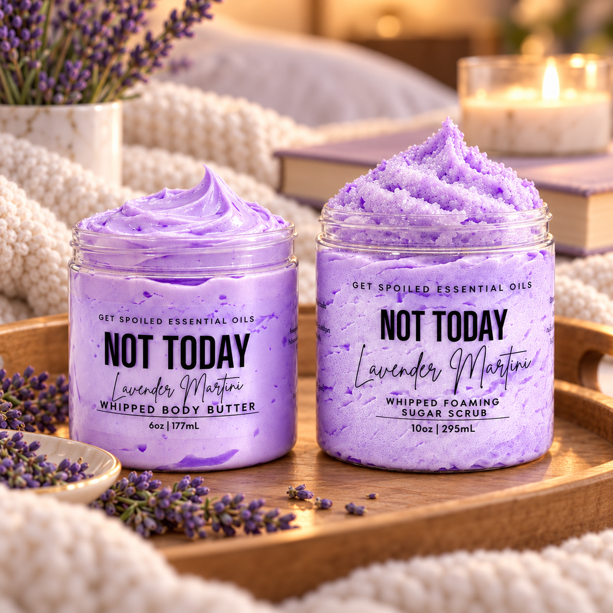 Not Today Whipped Body Butter and Sugar Scrub