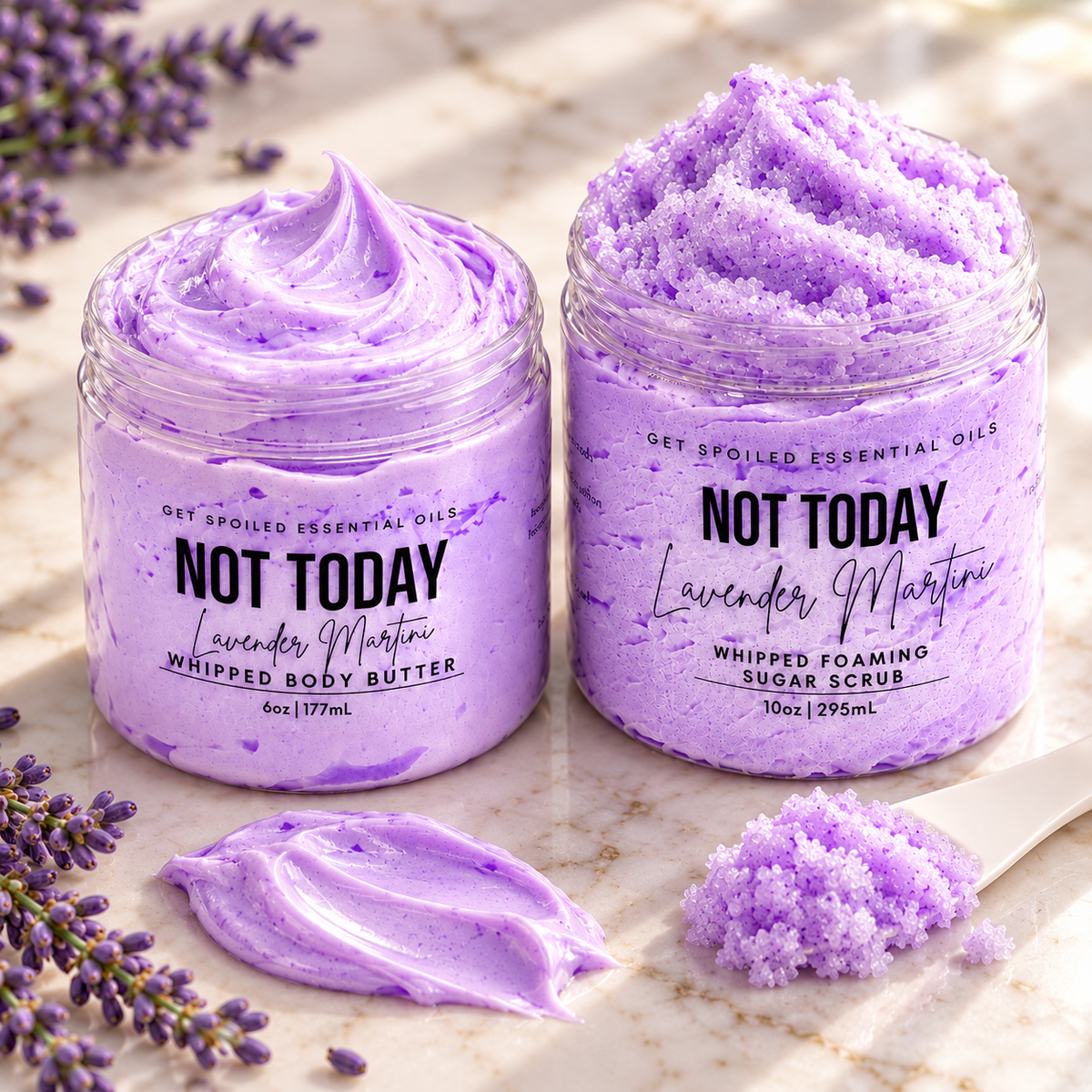 Not Today Whipped Body Butter and Sugar Scrub