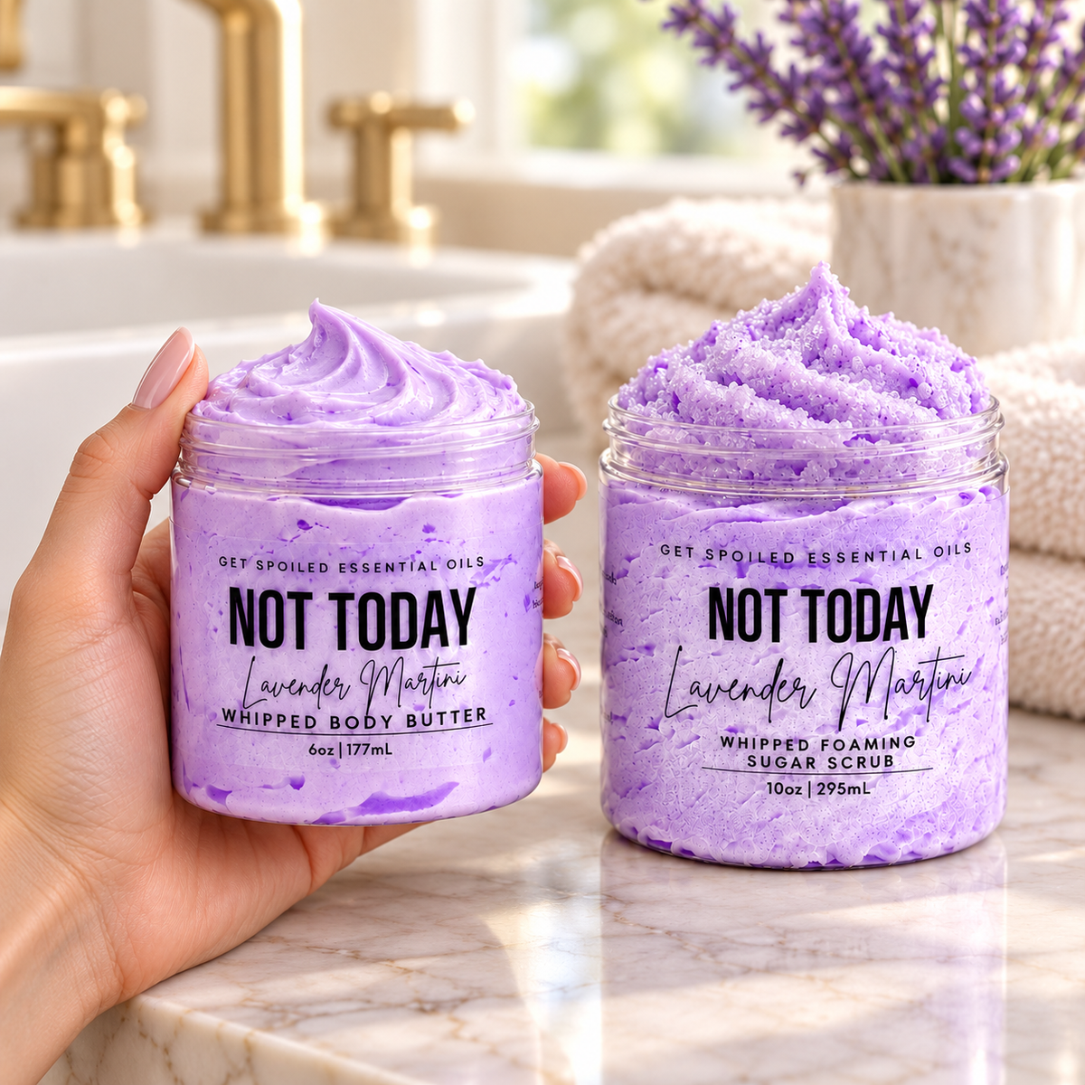 Not Today Whipped Body Butter and Sugar Scrub