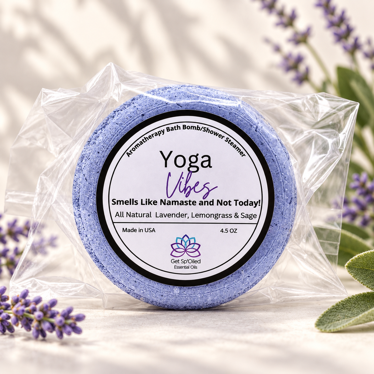 Yoga Vibes Bath Bomb & Shower Steamer