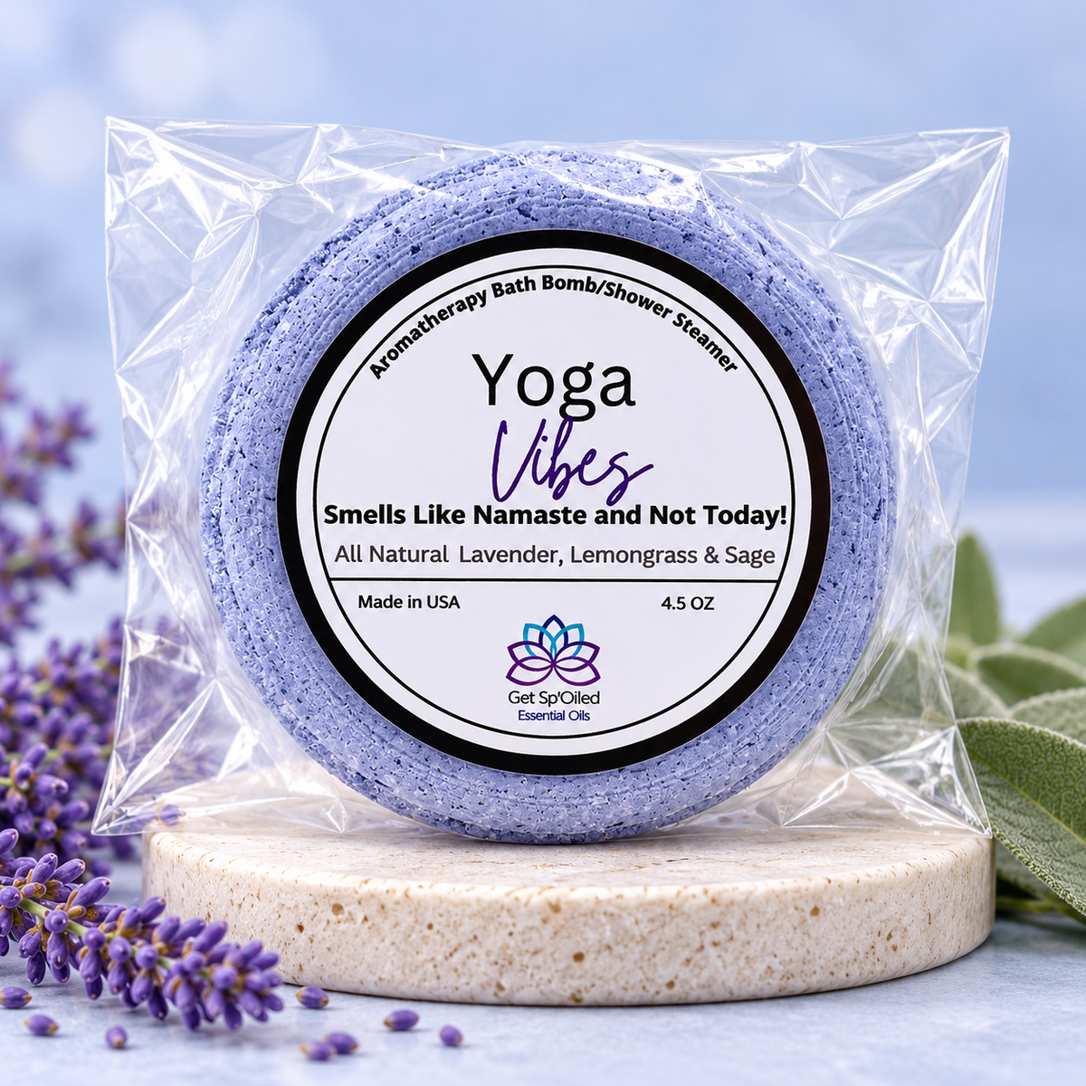 Yoga Vibes Bath Bomb & Shower Steamer