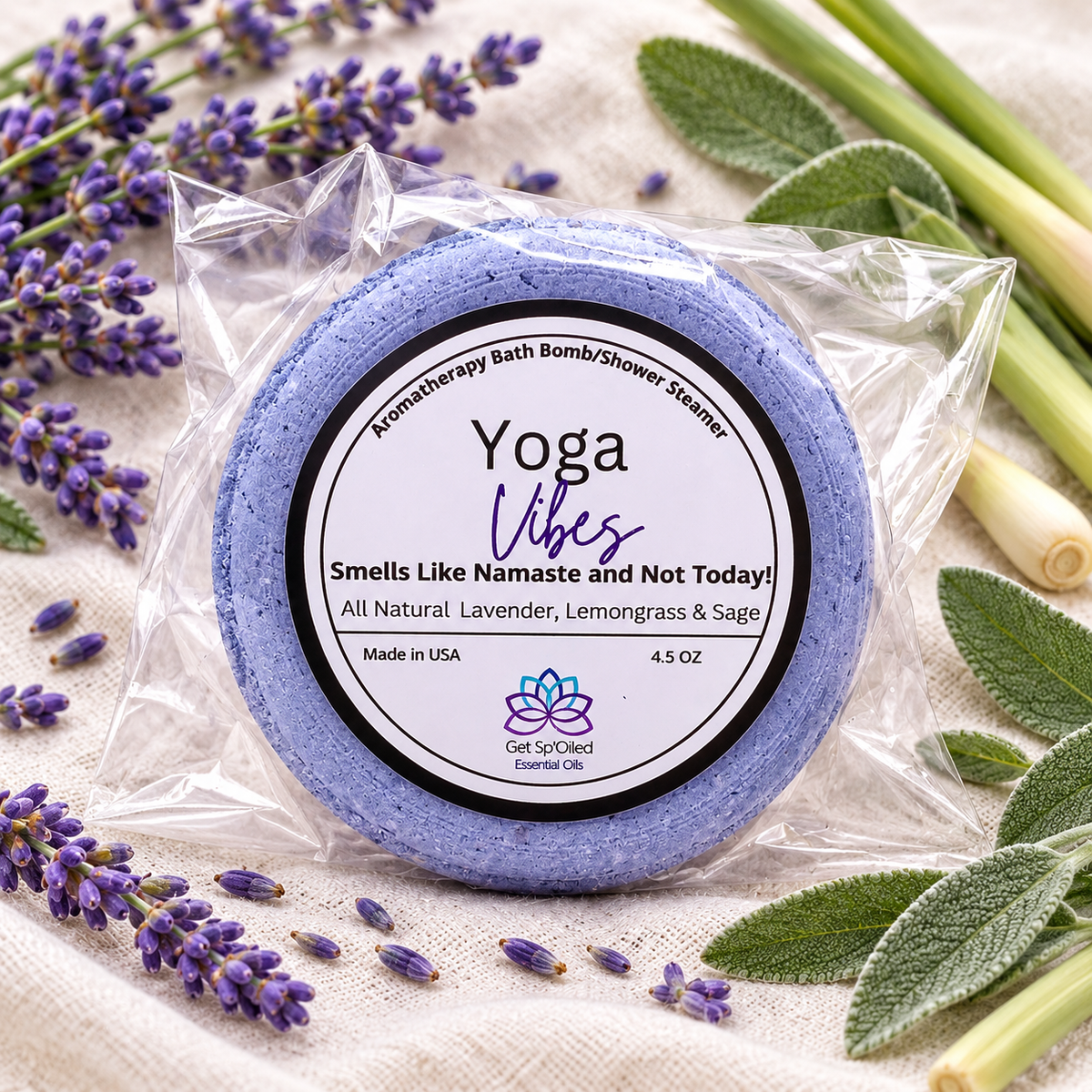 Yoga Vibes Bath Bomb & Shower Steamer