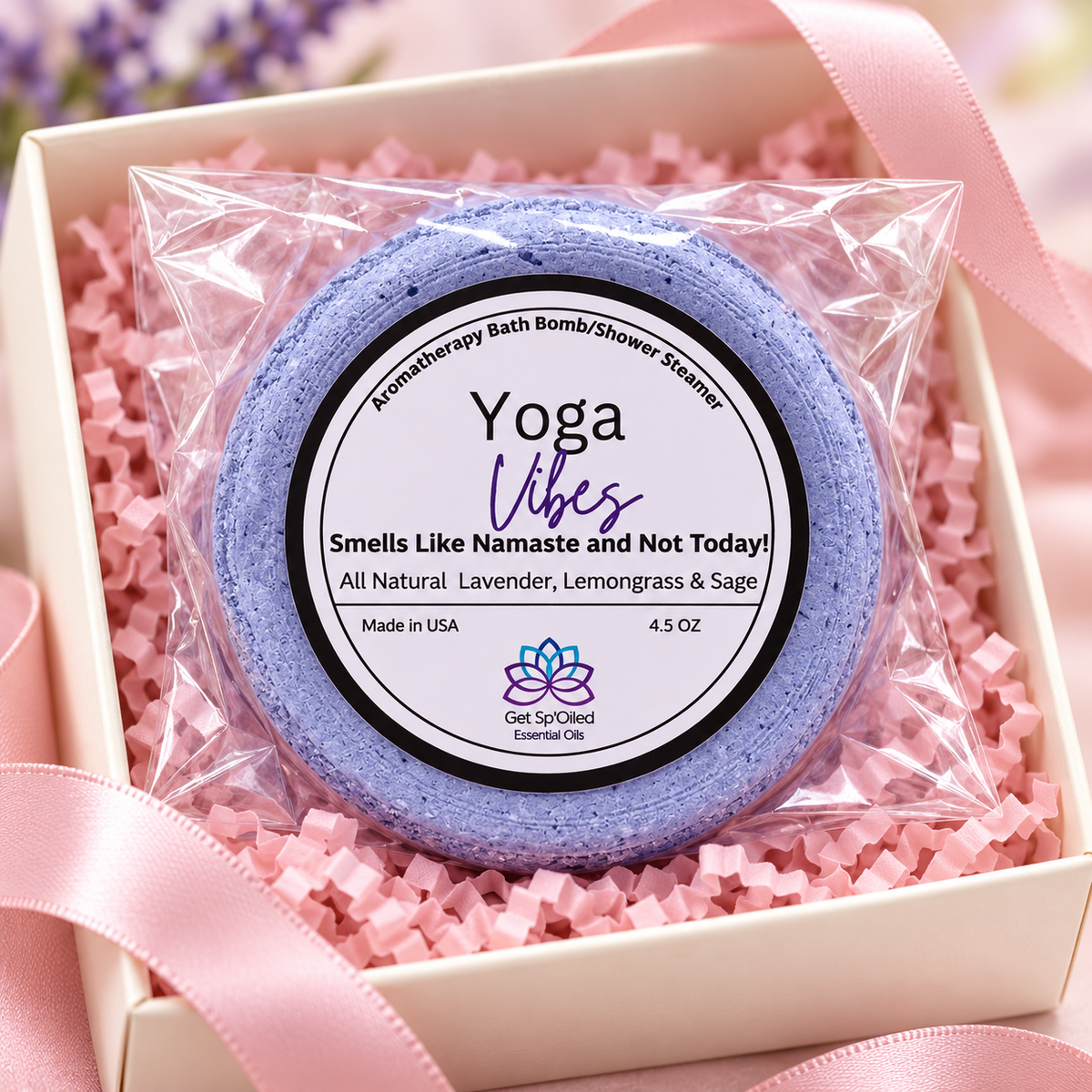 Yoga Vibes Bath Bomb & Shower Steamer
