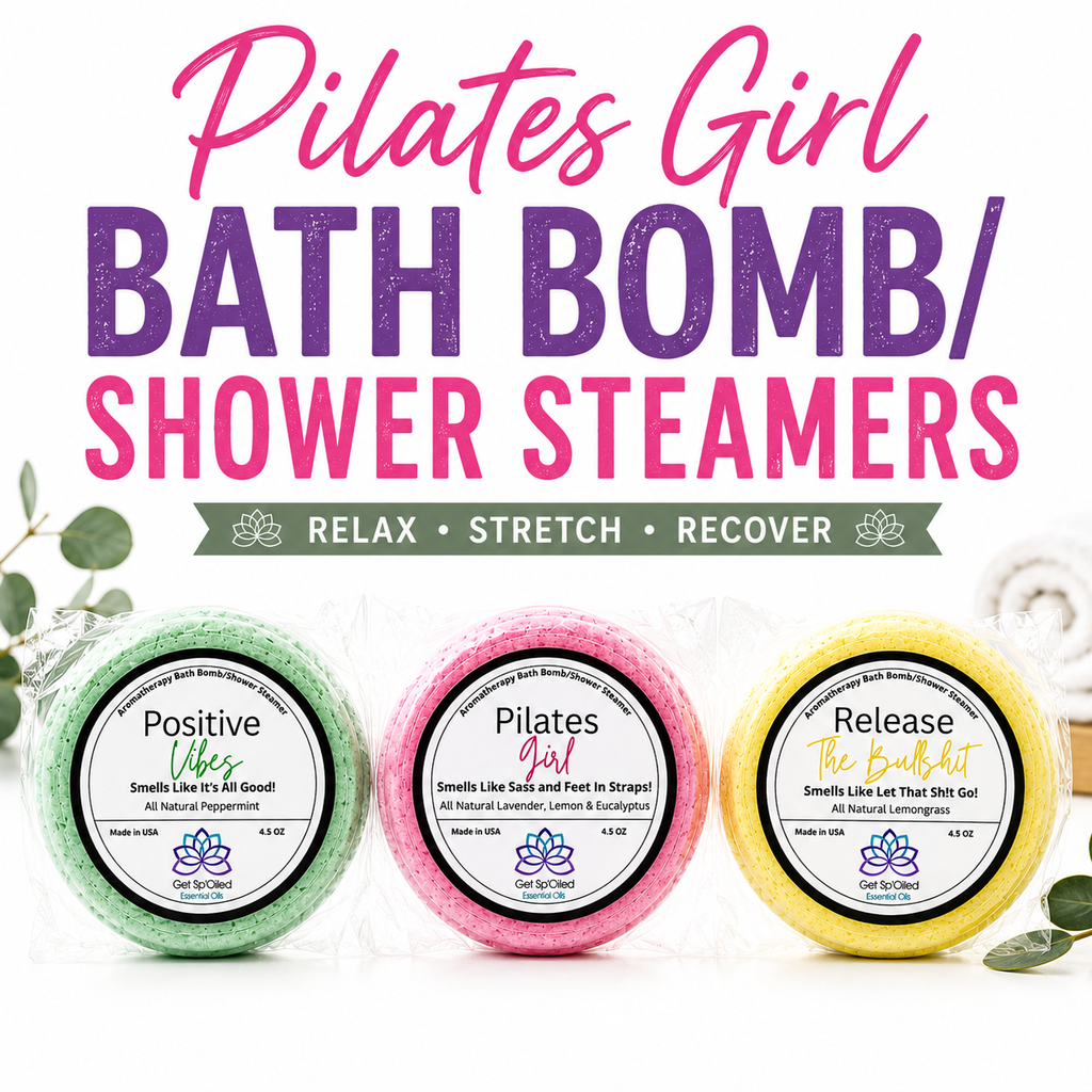 Pilates Girl Bath Bomb Shower Steamer Set – Aromatherapy Spa Gift
