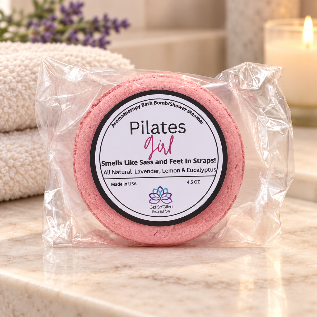 Pilates Girl Bath Bomb & Shower Steamer
