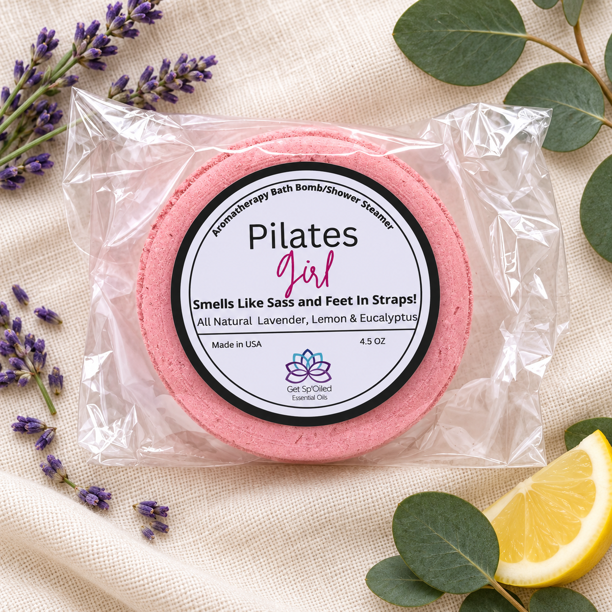 Pilates Girl Bath Bomb & Shower Steamer
