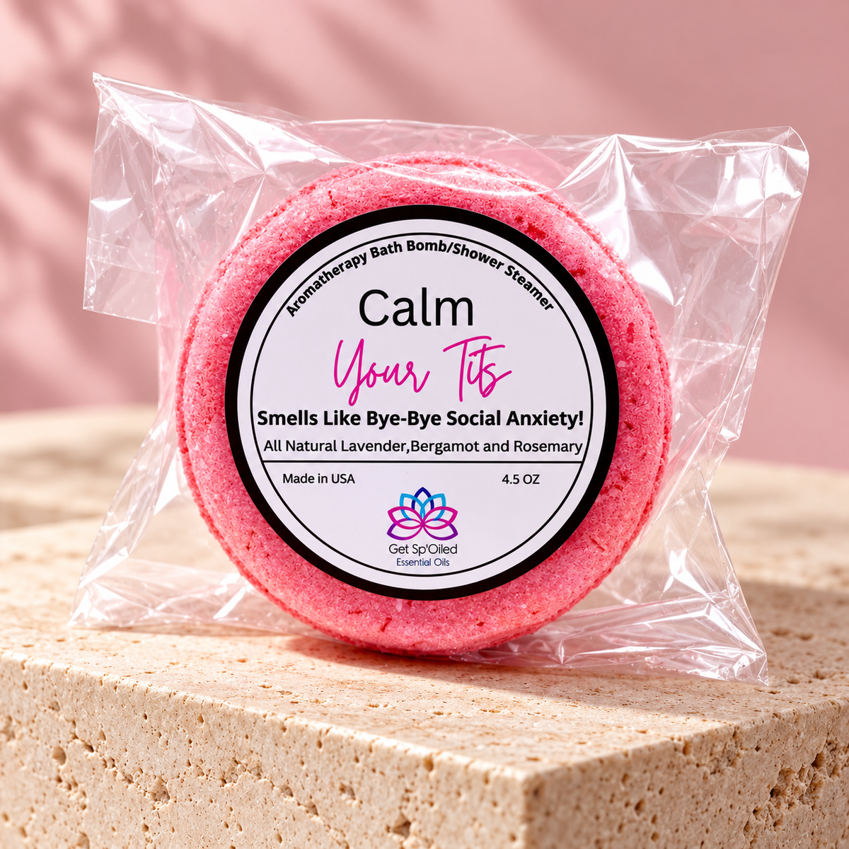 Calm Your Tits Bath Bomb & Shower Steamer