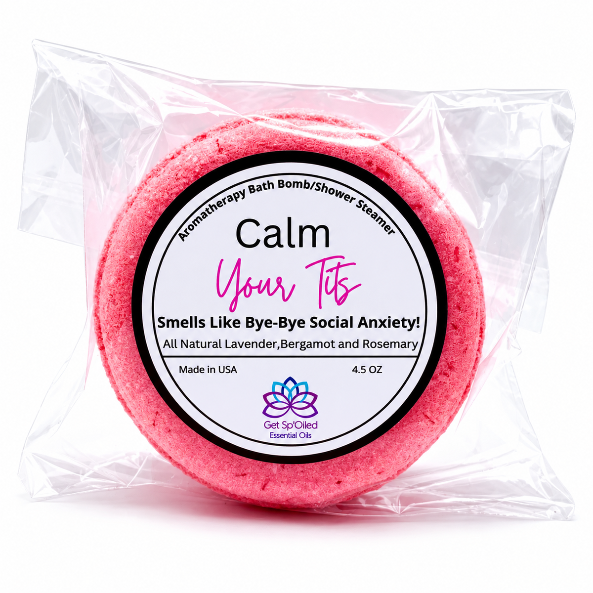 Calm Your Tits Bath Bomb & Shower Steamer