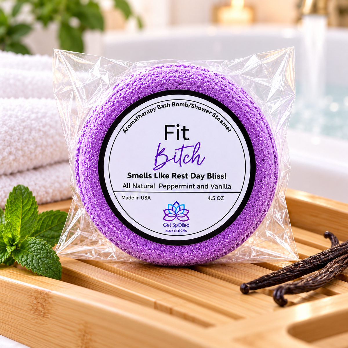 Fit Bitch Bath Bomb & Shower Steamer