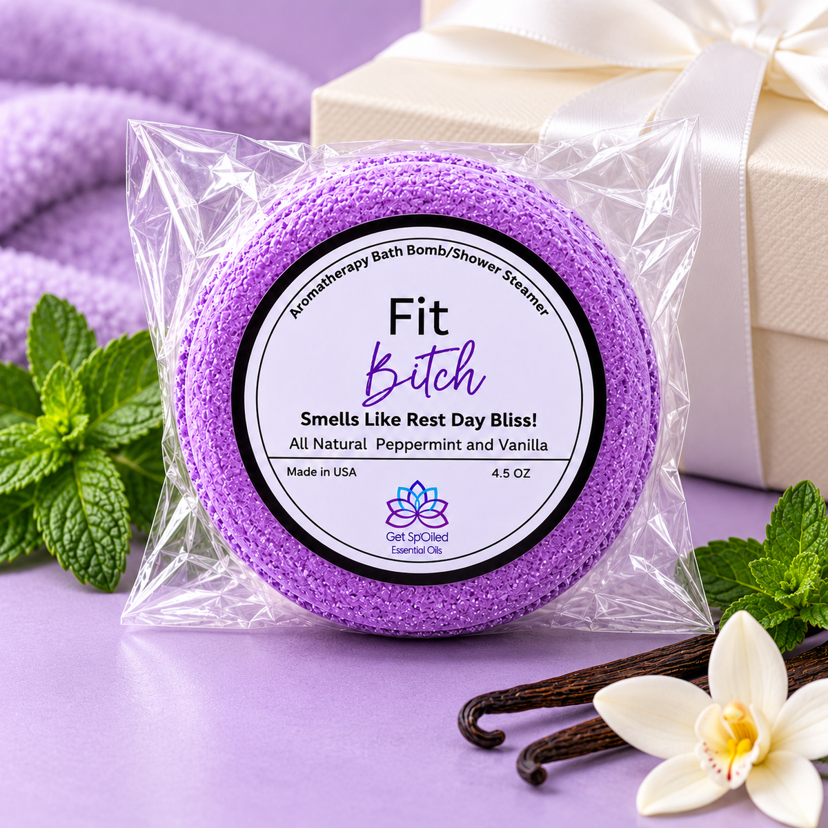 Fit Bitch Bath Bomb & Shower Steamer