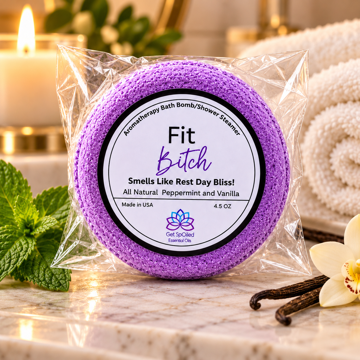 Fit Bitch Bath Bomb & Shower Steamer