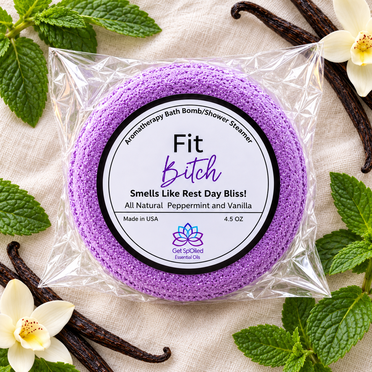 Fit Bitch Bath Bomb & Shower Steamer