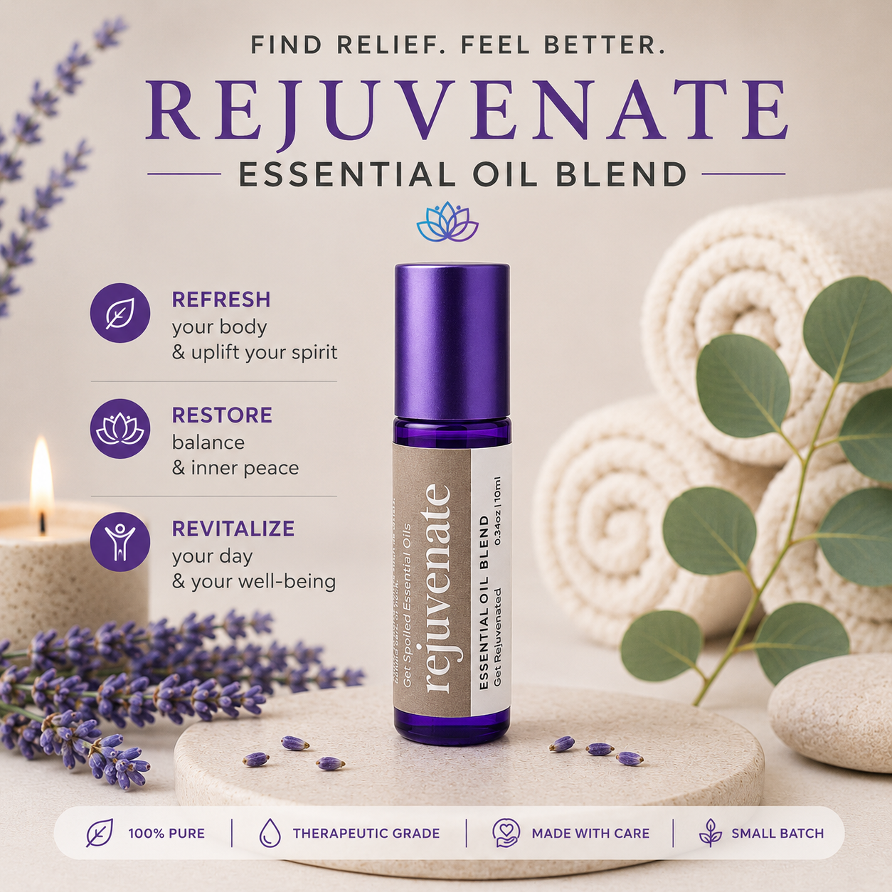 Get Rejuvenated Essential Oil Roll On