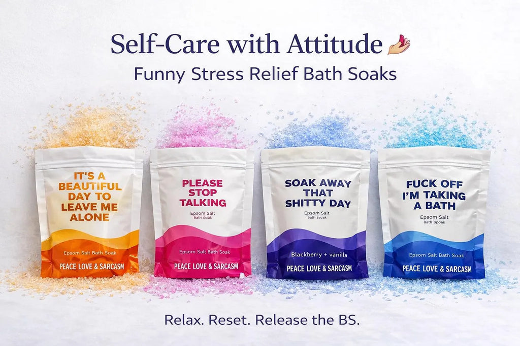 Sassy Epsom Salt Gift Set – Funny Self Care