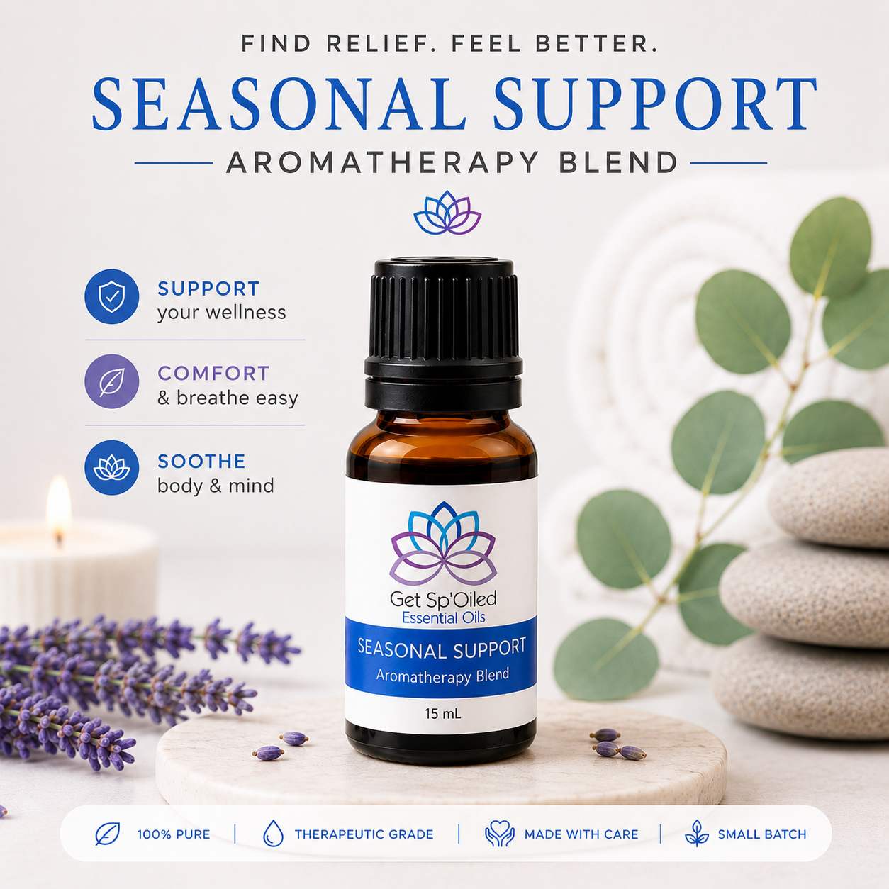 Get Seasonal Support Essential Oil Blend